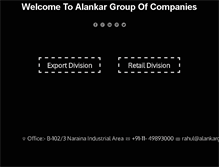 Tablet Screenshot of alankargroup.com